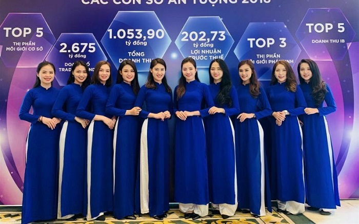Đồng phục Hải Đường đơn vị chuyên nhận may áo dài công sở.
