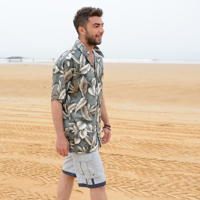 Dệt May Hải Đường cung cấp áo lanh đi biển cho nam giá rẻ, đa dạng kiểu cách.