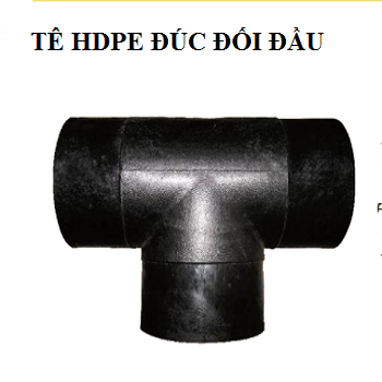 Tê HDPE đúc đối đầu