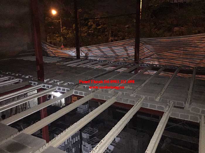 Một công trình sử dụng gạch bê tông siêu nhẹ tại Hà Nội Một công trình sử dụng gạch bê tông siêu nhẹ tại Hà Nội