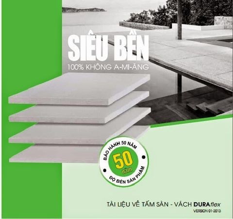 Thi công sàn - vách xi măng cao cấp Duraflex