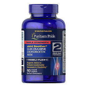 [DATE 1/2023] Glucosamin Chondroitin MSM Puritan's Pride 90 viên