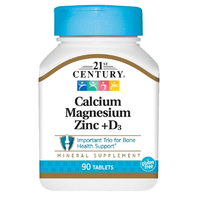 [Date 08/2023] KHÔNG VEGAN - Viên bổ sung Calcium Magnesium Zinc với Vitamin D3 90 viên