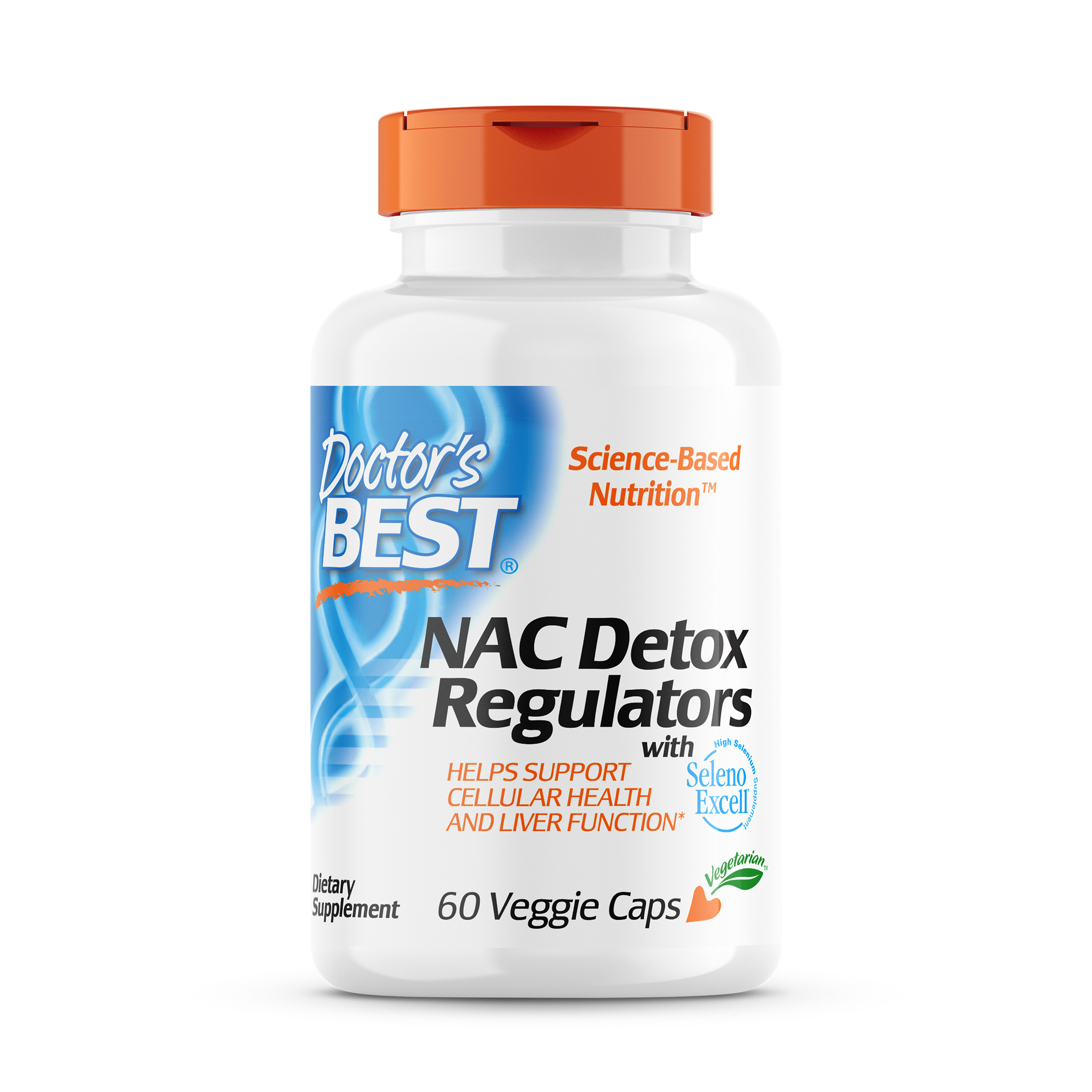 [ DATE 03/2024] Vegetarian -  Thải độc cơ thể - Doctor's Best, Best NAC Detox Regulators 60 viên