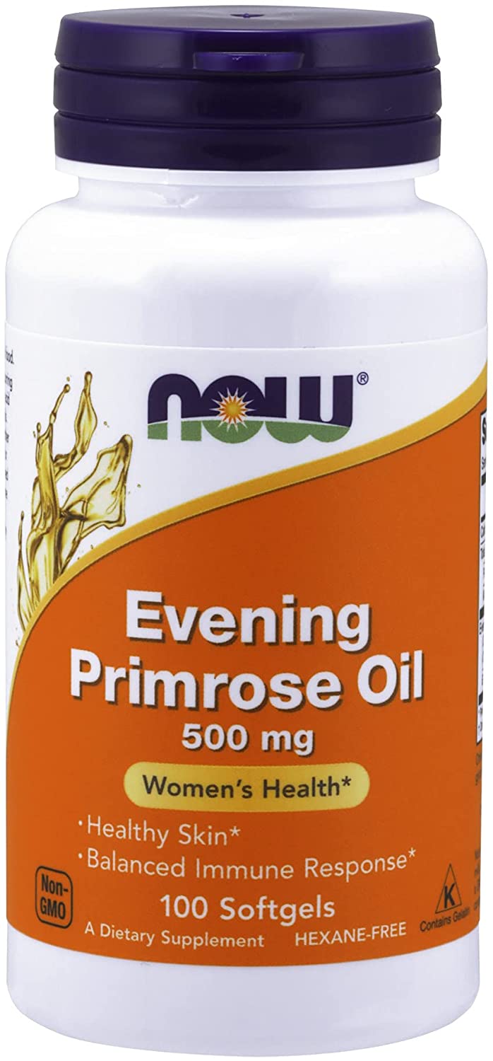 [DATE 12/2023]KHÔNG VEGAN - Tinh dầu hoa anh thảo  Evening Primrose Oil 500mg 100 viên hãng Now
