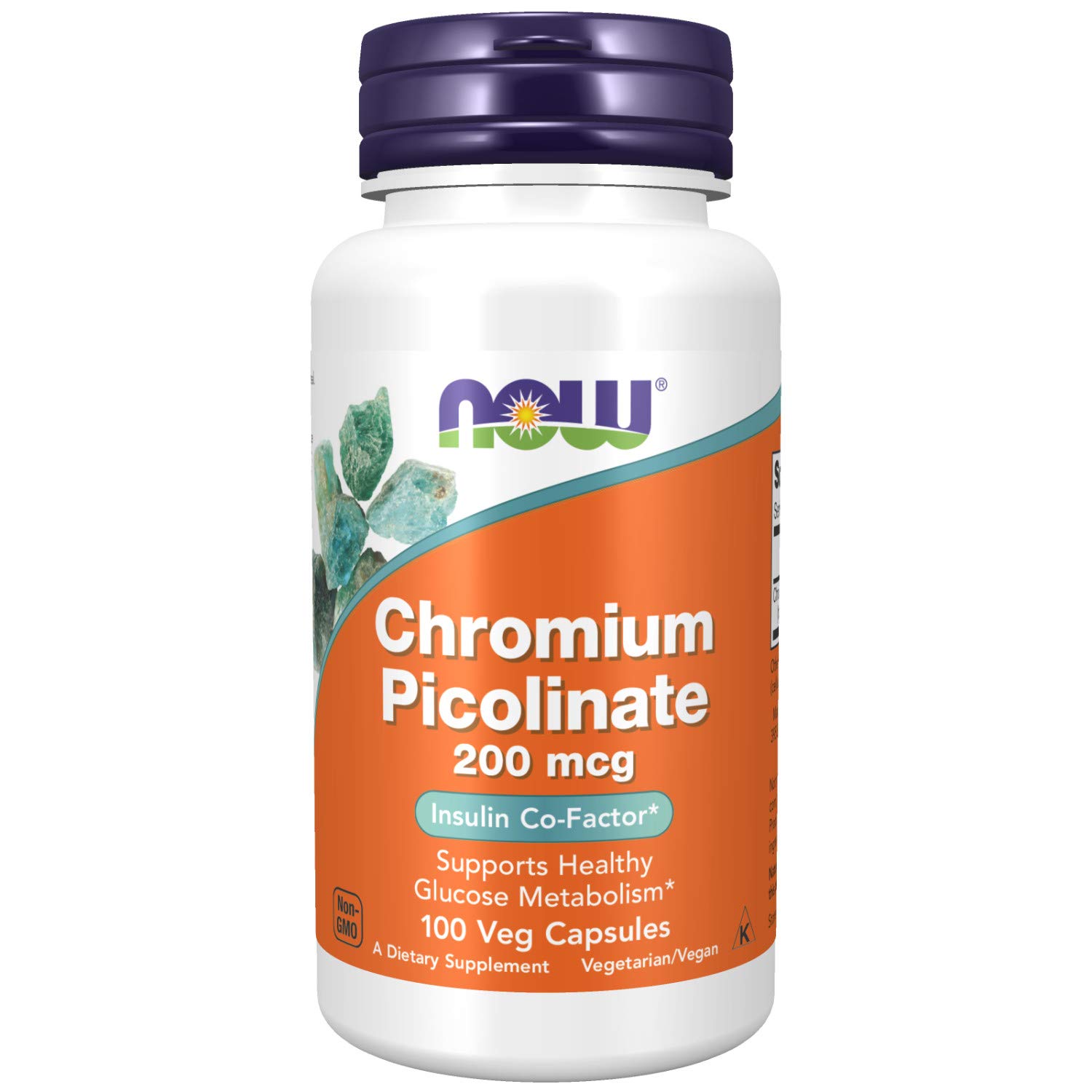 [DATE 08/2025] VEGAN - Viên Uống Hỗ trợ Tiểu Đường Chromium Picolinate 200mcg Của Mỹ hãng NOW FOODS