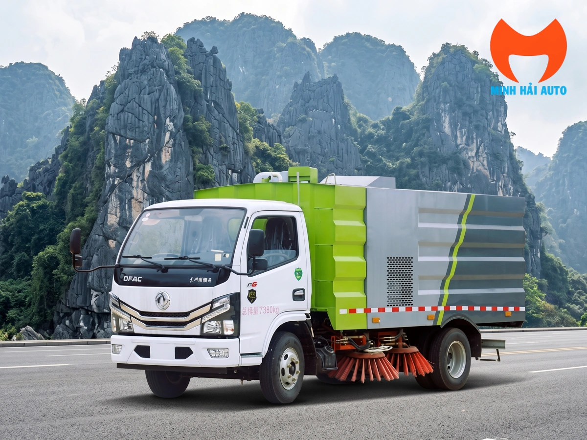 Chi Phí Vận Hành Xe Quét Đường Dongfeng 5 Khối: Bóc Tách Một Ca