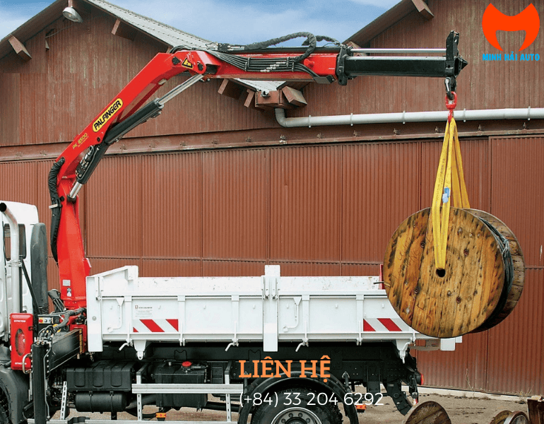 Cẩu gập Palfinger 3 tấn PK 8500 chính hãng Minh Hải Auto