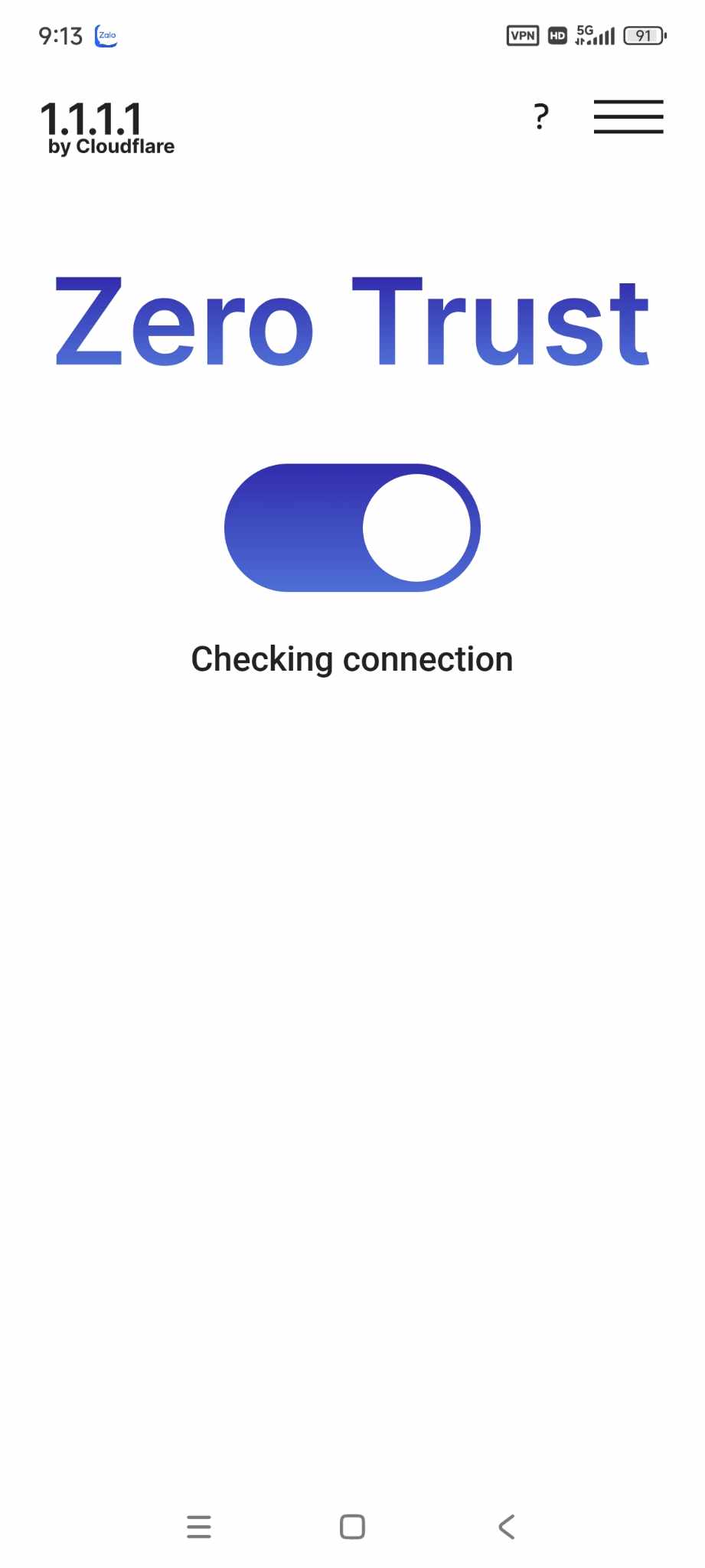 Login to Cloudflare Zero Trust on device
