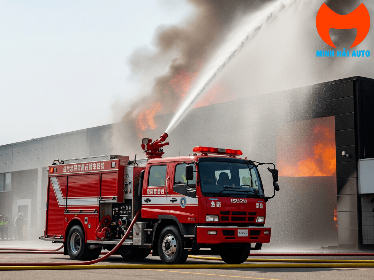 Xe Cứu Hỏa Isuzu 6 Khối