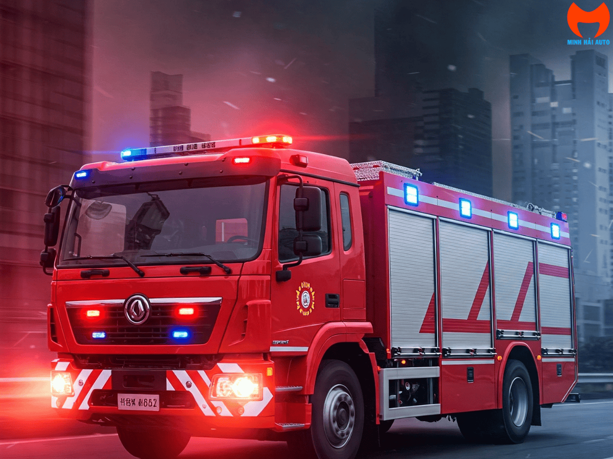 Xe Cứu Hỏa Dongfeng 5 Khối ngoại thất