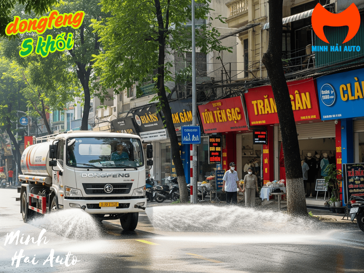 Lợi ích xe chở nước Dongfeng Minh Hải