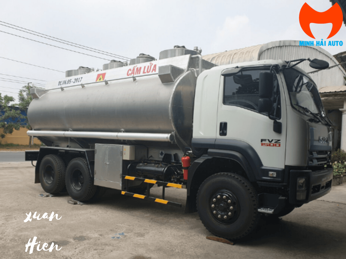 Xe Bồn Chở Xăng Dầu Isuzu 12 Khối