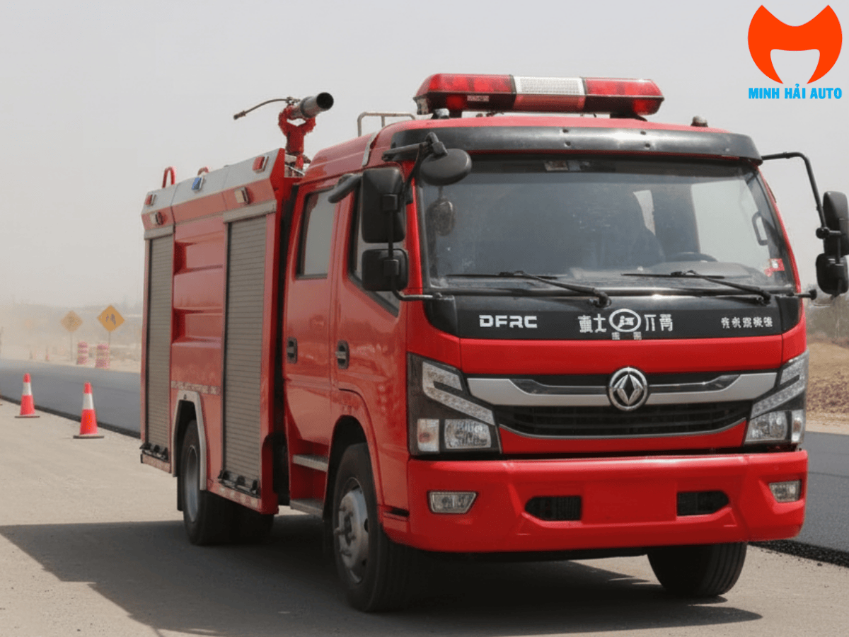 Bàn giao xe cứu hỏa chữa cháy cho khách hàng