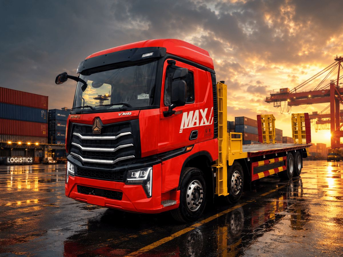 Bảng thông số xe nâng đầu Howo Max 4 chân 350HP