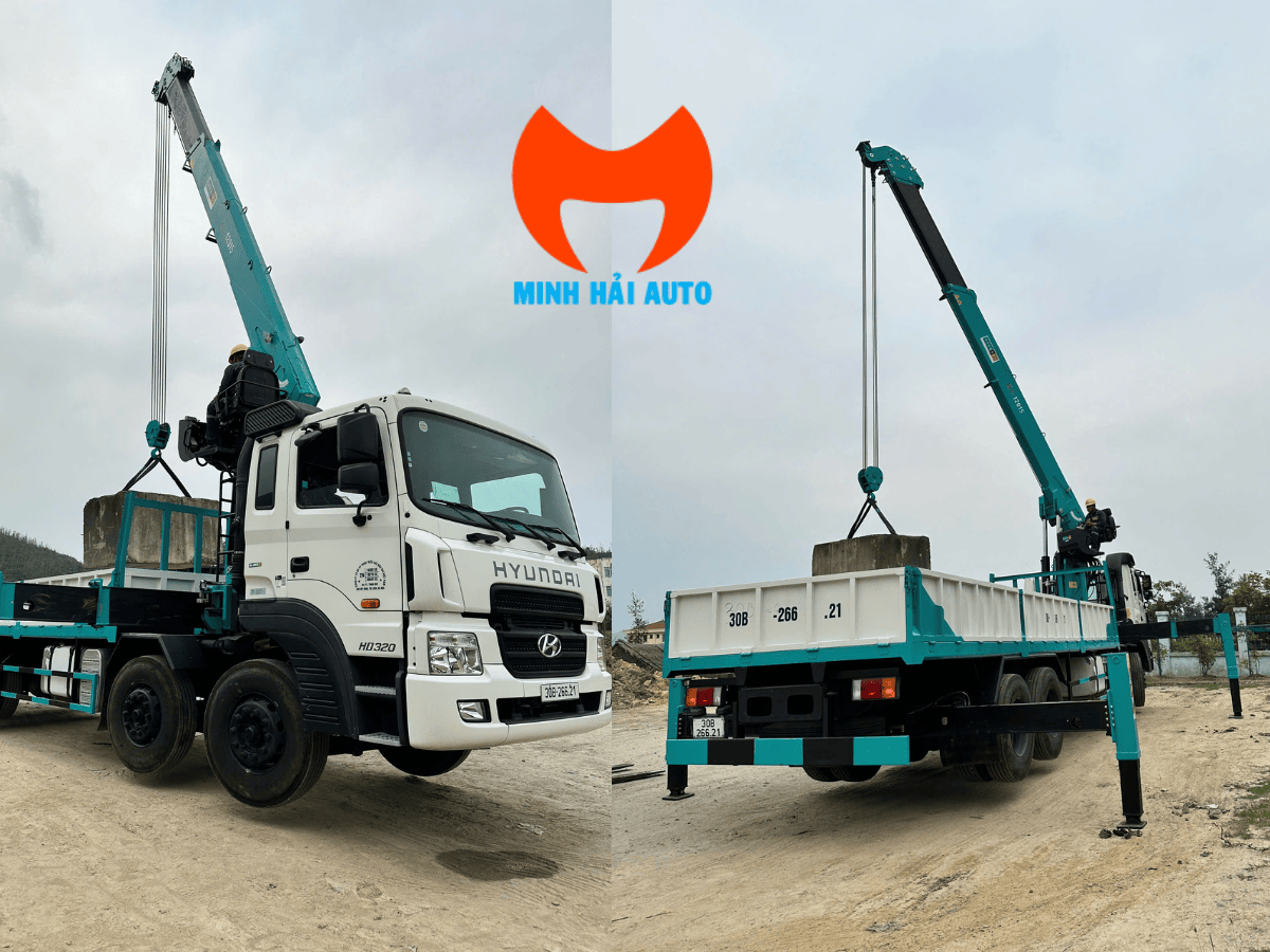 Biểu đồ tải trọng của cẩu tự hành Hyundai Everdigm HLC-12015 12 tấn