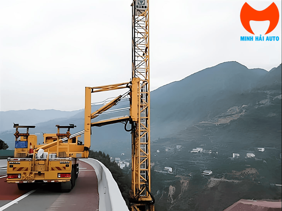 Bộ điều khiển từ xa không dây NBB của Đức trang bị trên xe kiểm tra cầu.