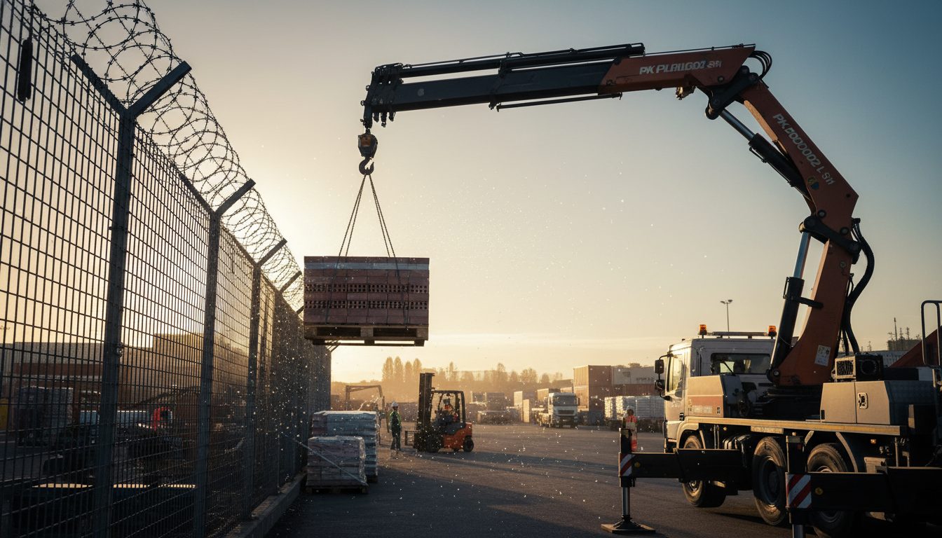 Các mẫu cẩu gập Palfinger phổ biến từ 3 tấn đến 15 tấn cho xe tải và đầu kéo