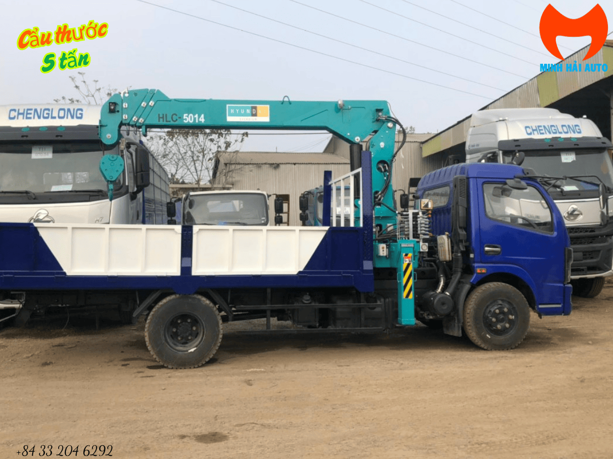 Cận cảnh cần cẩu tự hành 5 tấn Hyundai Everdigm HLC-5014.