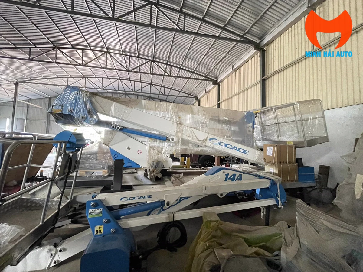 Cần nâng Socage 14A chuẩn bị lắp cho xe nâng người 14m