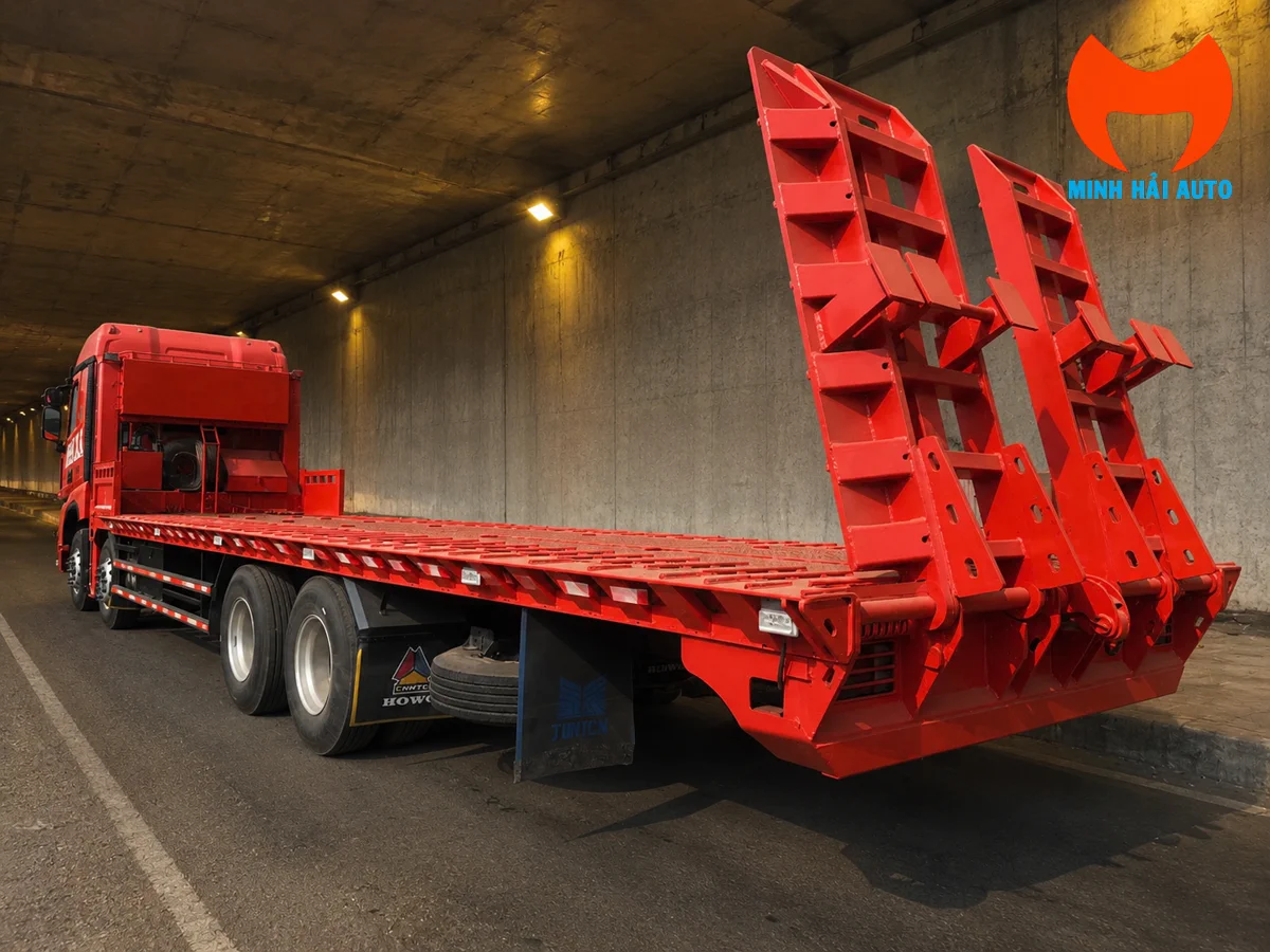 Cầu dẫn sau xe cứu hộ sàn trượt Howo Cầu dẫn sau xe cứu hộ sàn trượt Howo