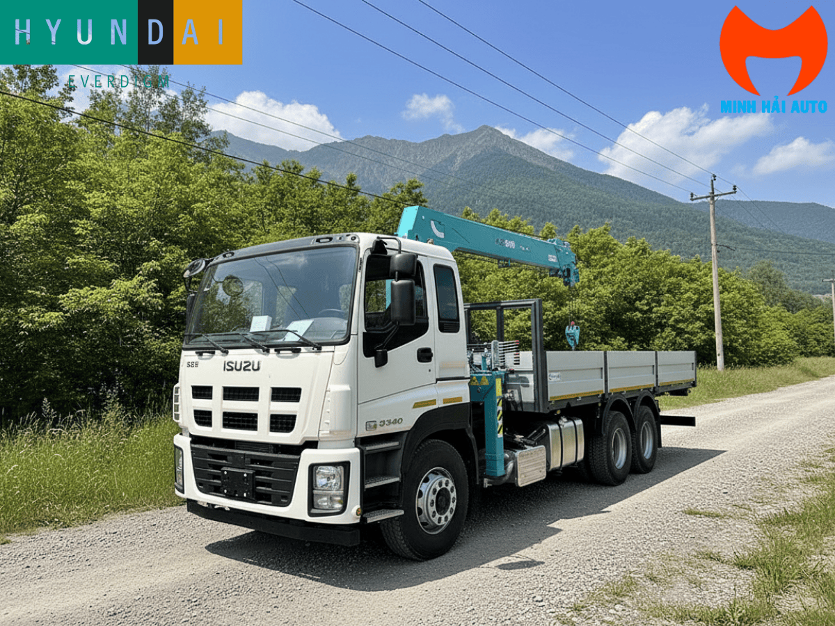 Cẩu Tự Hành Hyundai Everdigm 8 Tấn HLC 8016