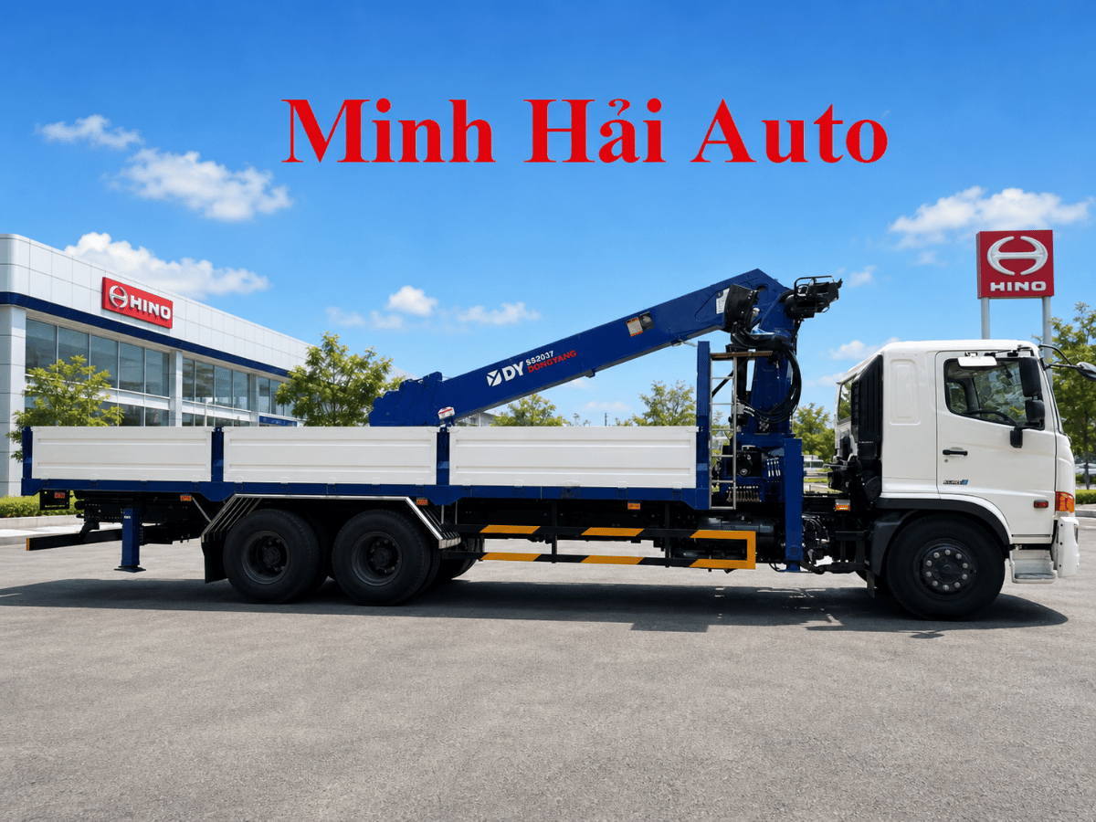 Cẩu Dongyang SS2037 18 tấn-mét 7 đoạn lục giác Hàn Quốc tầm với 22,6m chiều cao 25,6m