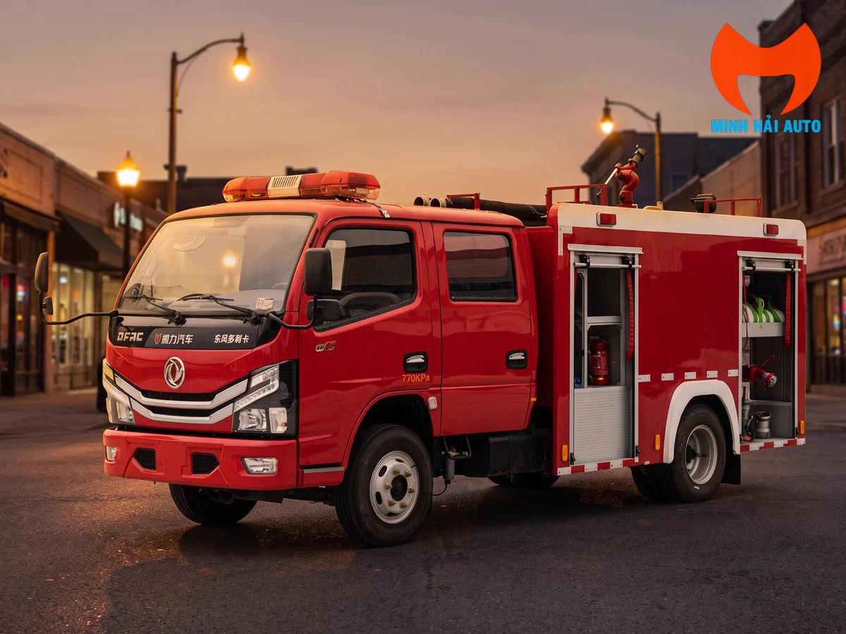 Checklist kiểm tra xe cứu hỏa Dongfeng trước ca trực