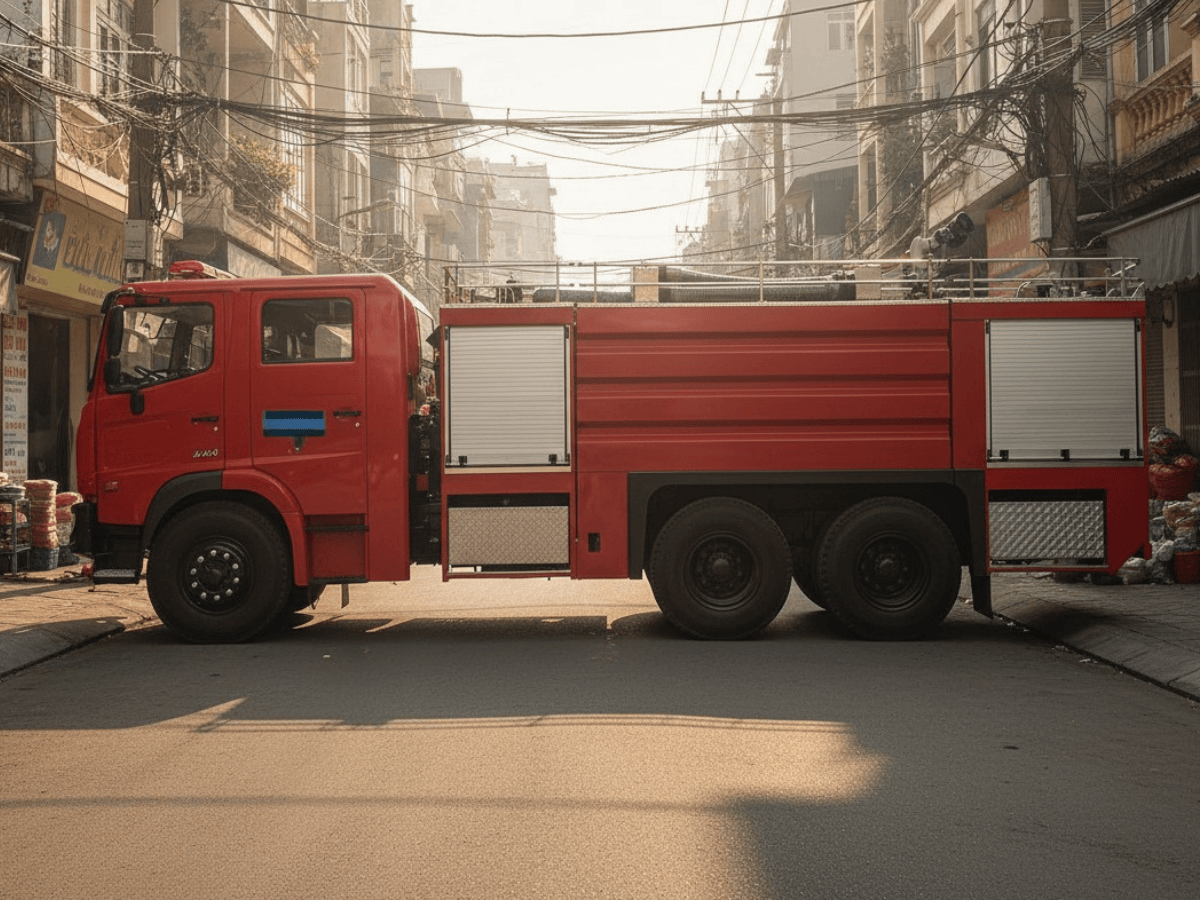 Chi tiết cabin kép và khung gầm chassis Hino FM8JN7A chuyên dụng