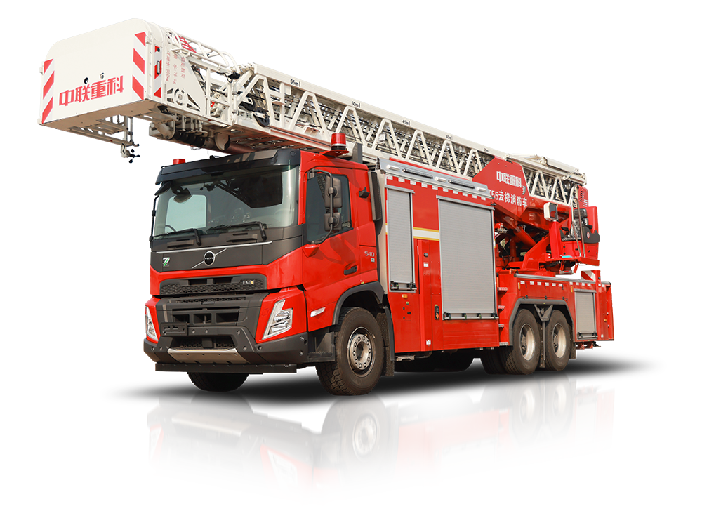 Chi tiết giỏ cứu hộ của xe cứu hỏa thang nâng 55m ZLF5340JXFYT55.