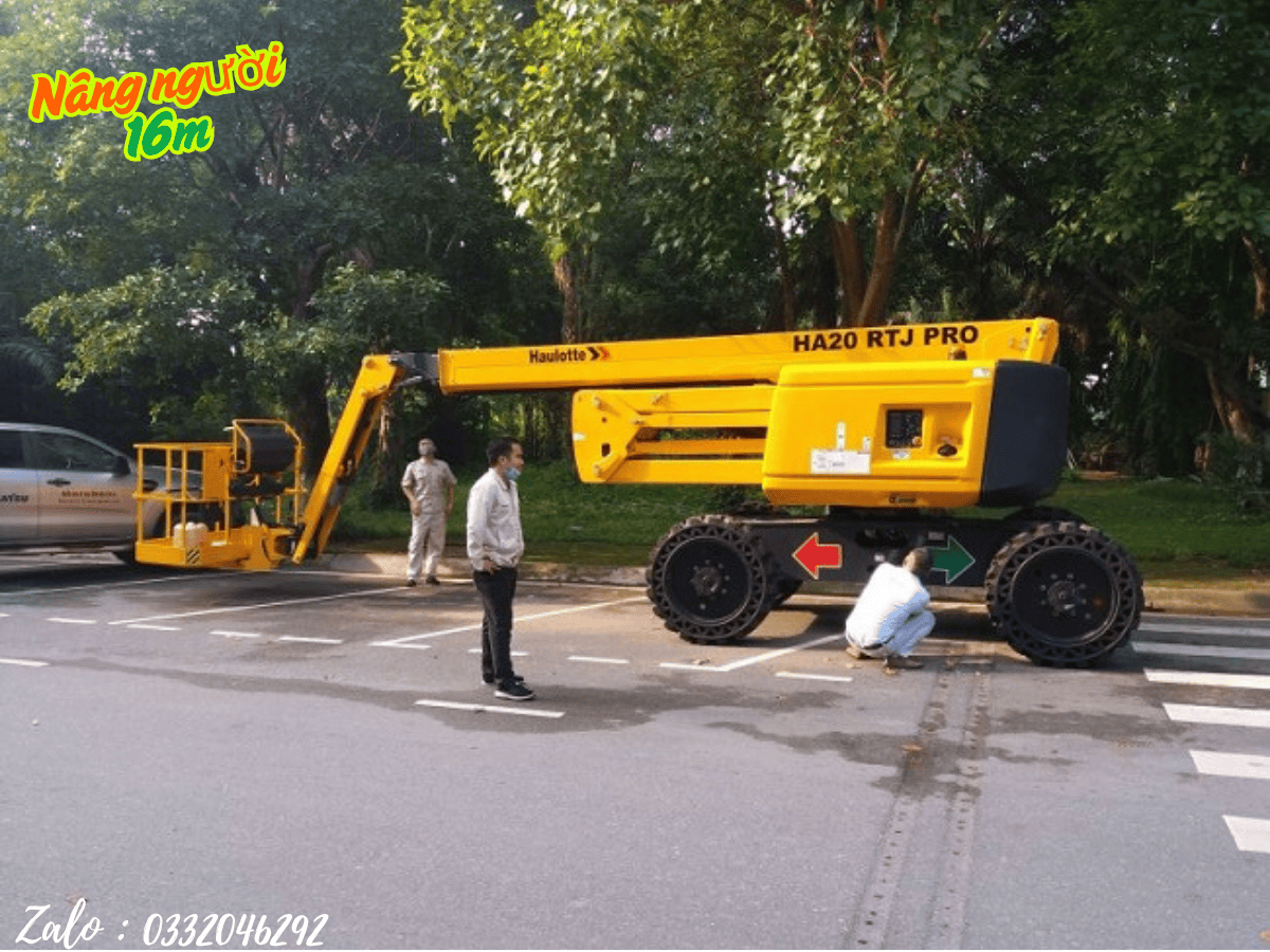 bảo trì  xe nâng người 16m 
