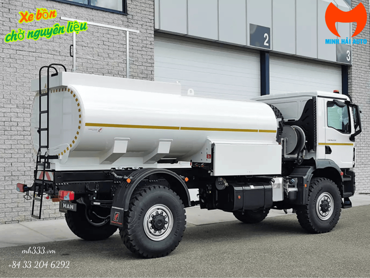 Minh Hải Auto bàn giao xe bồn MAN TGM 10 khối cho khách hàng doanh nghiệp