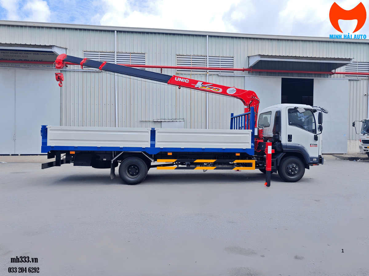 Động cơ Isuzu 4HK1E5S Euro 5 mạnh mẽ của xe cẩu Isuzu 6 tấn 4.