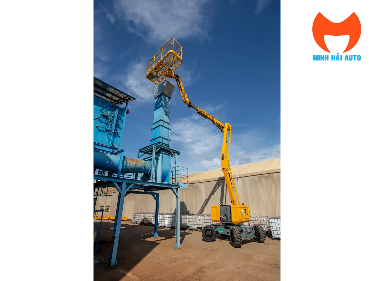 Haulotte HA16 RTJ O tiếp cận thiết bị trong nhà máy