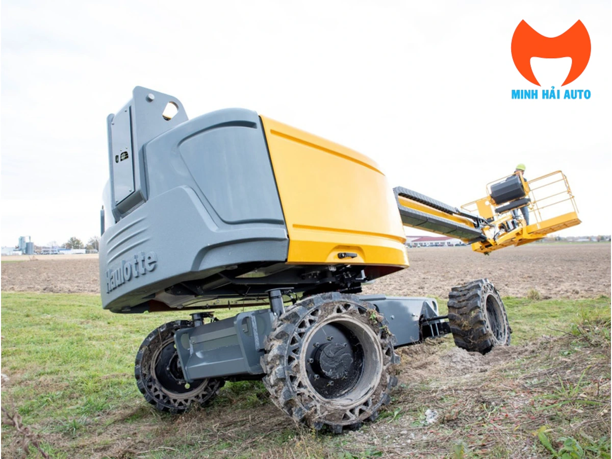 Khung gầm và cầu dao động của xe nâng người Haulotte HT16 RTJ O