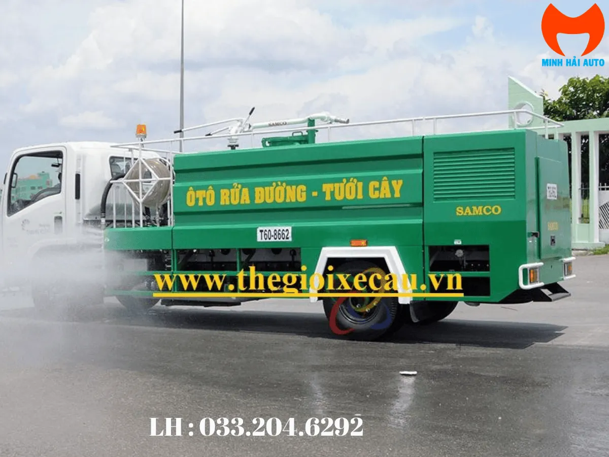Hệ thống bơm chuyên dụng xe téc chở nước Dongfeng 4 chân
