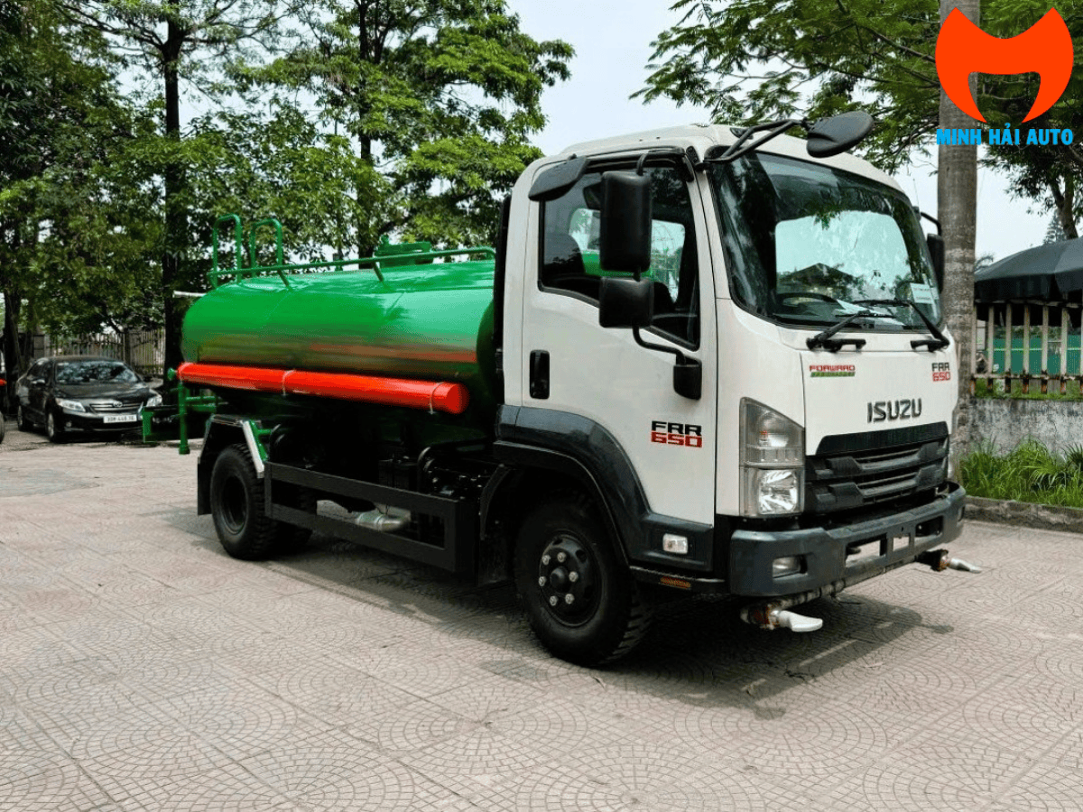 Hệ thống vòi phun xe nước Isuzu