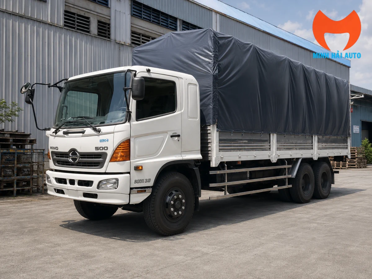 Xe tải Hino 500 Series FM 16 tấn thùng dài 3 chân