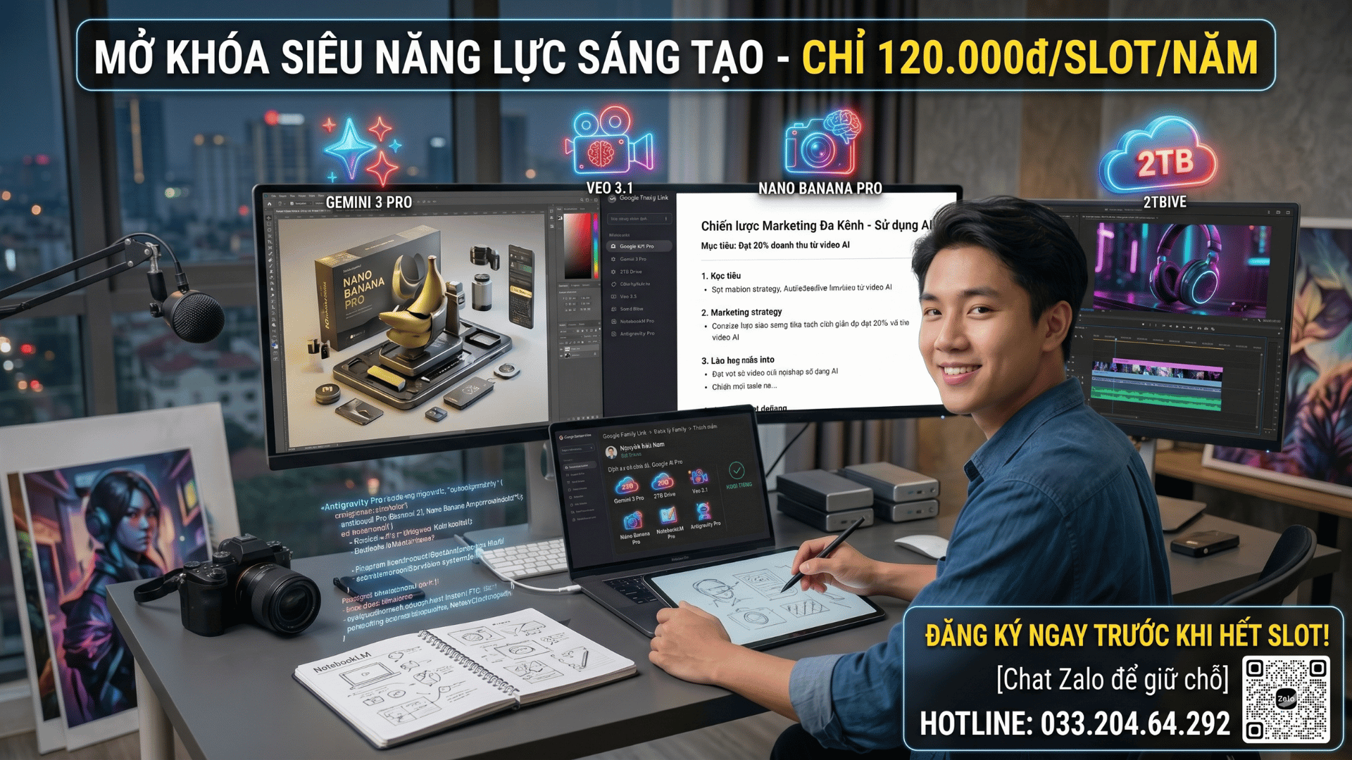 Hướng dẫn 3 bước nâng cấp Google AI Pro