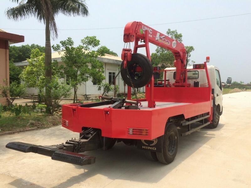 Xe cứu hộ giao thông Hino XZU730L gắn cẩu Unic