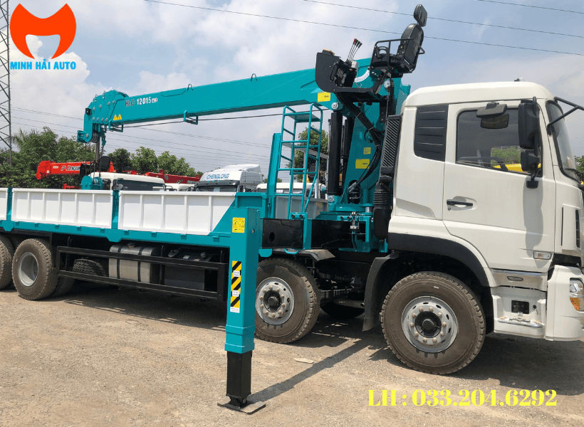 Xe tải gắn cẩu tự hành 15 tấn