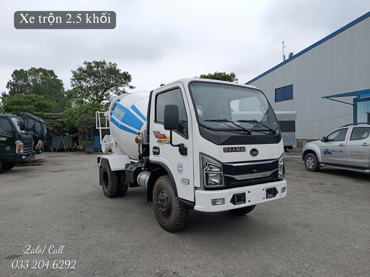 Cabin xe trộn bê tông Hoa Mai 2,3 khối