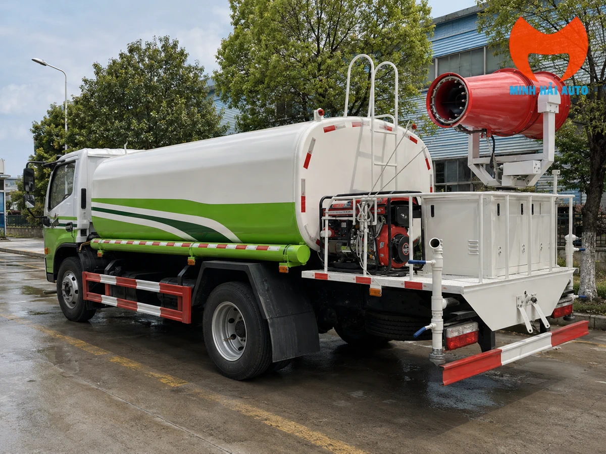 Pháo sương 30 40m trên xe Dongfeng 9 khối