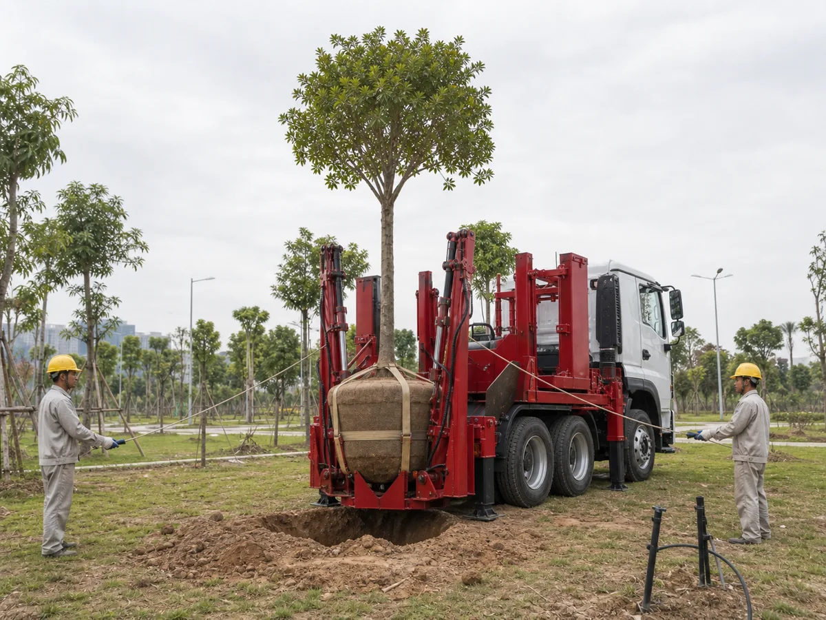Trồng lại cây sau khi bứng Quy trình đặt lại cây và bầu rễ vào hố trồng mới