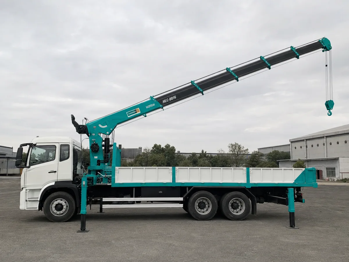 Sáu đoạn cần thủy lực của cẩu Hyundai HLC-8016 Sáu đoạn cần thủy lực của cẩu Hyundai HLC-8016