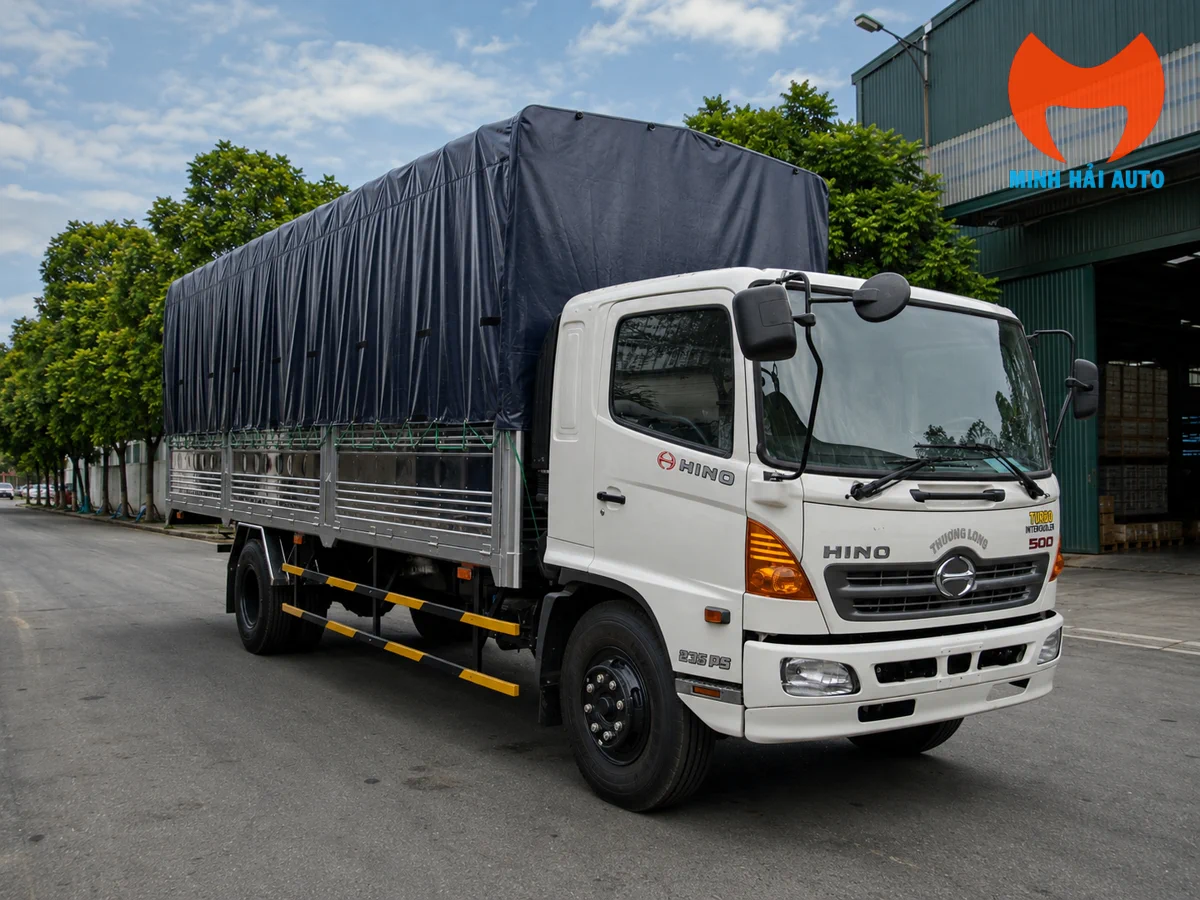 Kích thước xe tải Hino FC 6.4 tấn chassis