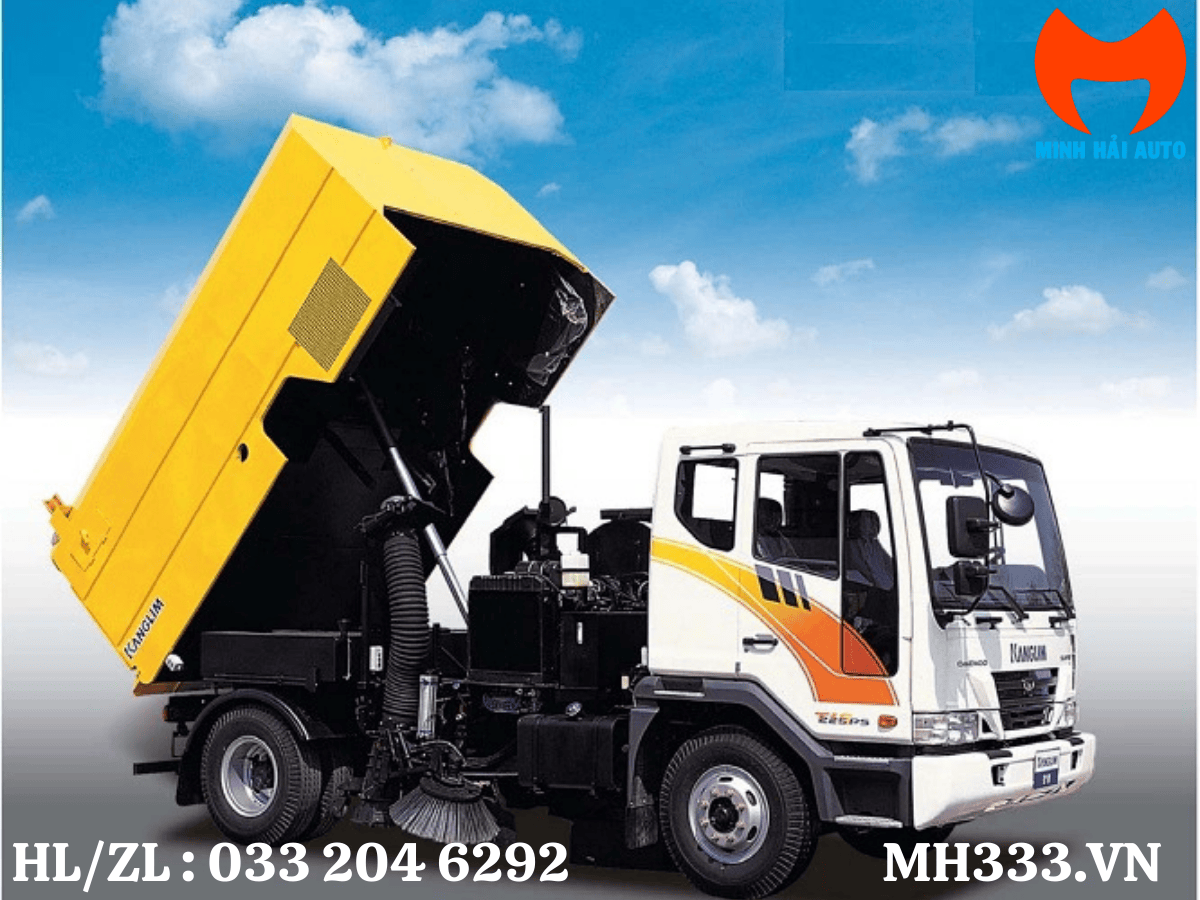 xe quét rác 10 khối
