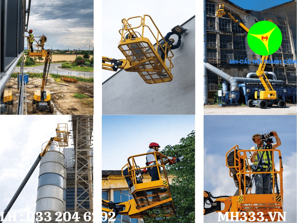 các công dụng chính của xe nâng người
