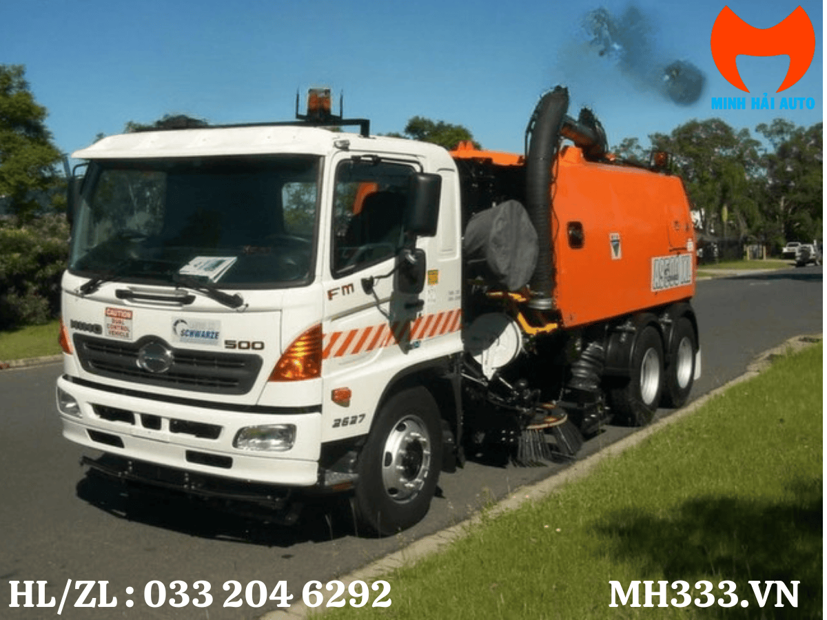 xe quét rác 8 khối