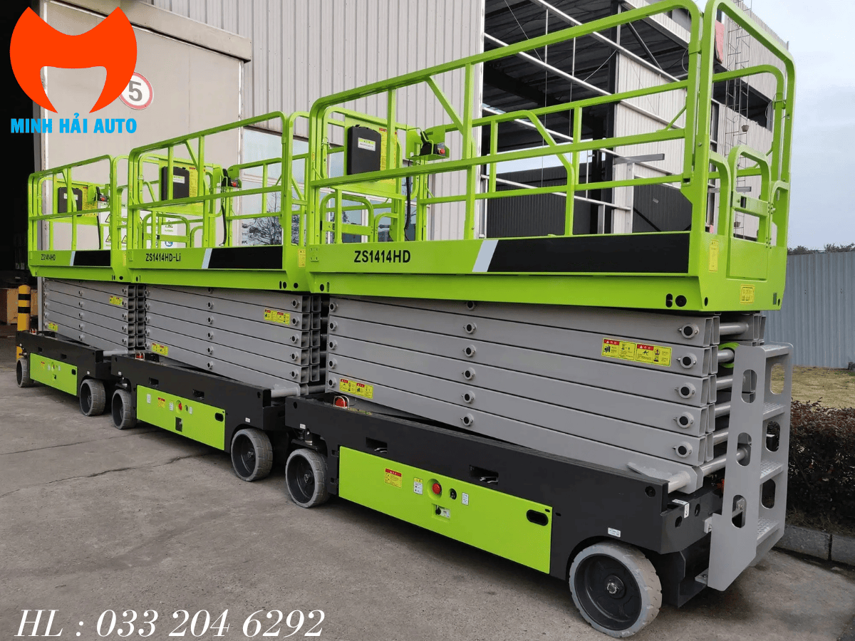 Ứng dụng thực tế của xe nâng người cắt kéo 16m